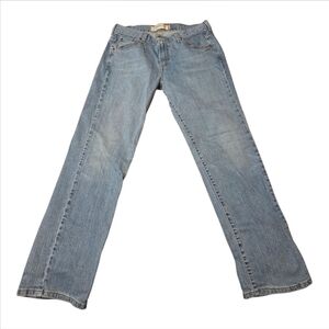 Levi's 505 Women's Straight Leg Light Wash Mid-Rise Jeans 12S